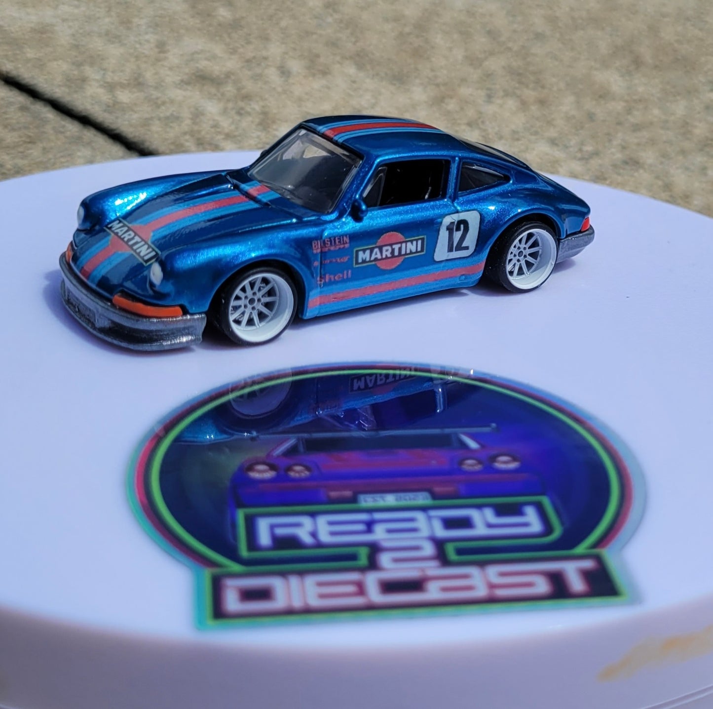 Martini Porsche 993 gt2 waterslide decal