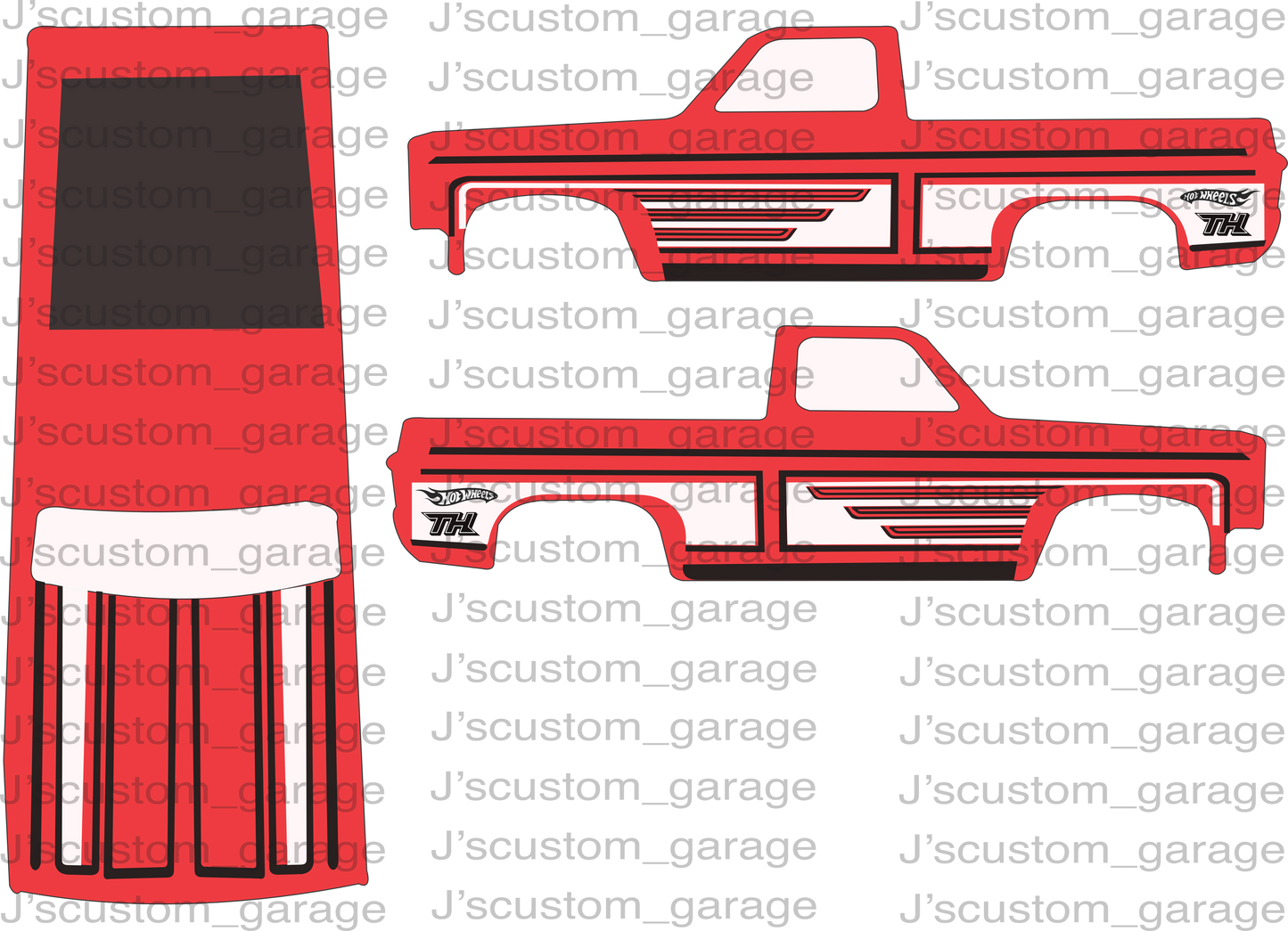 STH 83 Silverado waterslide decal