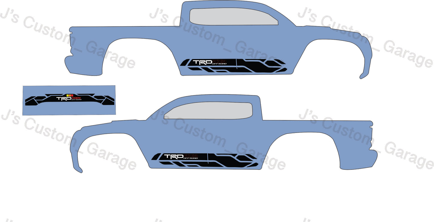 Tacoma Version 2 waterslide decal