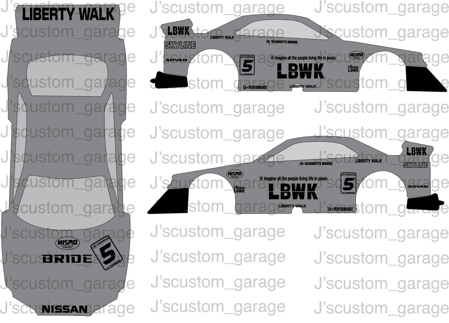 LBWK ER34 waterslide decal
