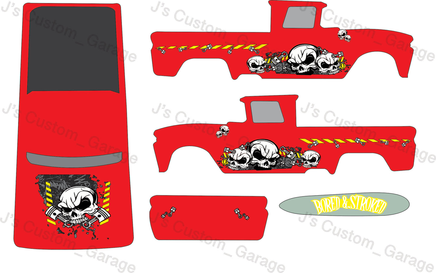 skull&pistons chevy c-10