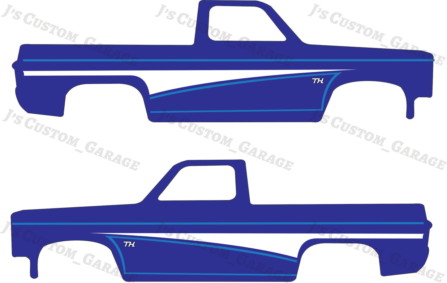Super treasure hunt 83 Silverado waterslide decal