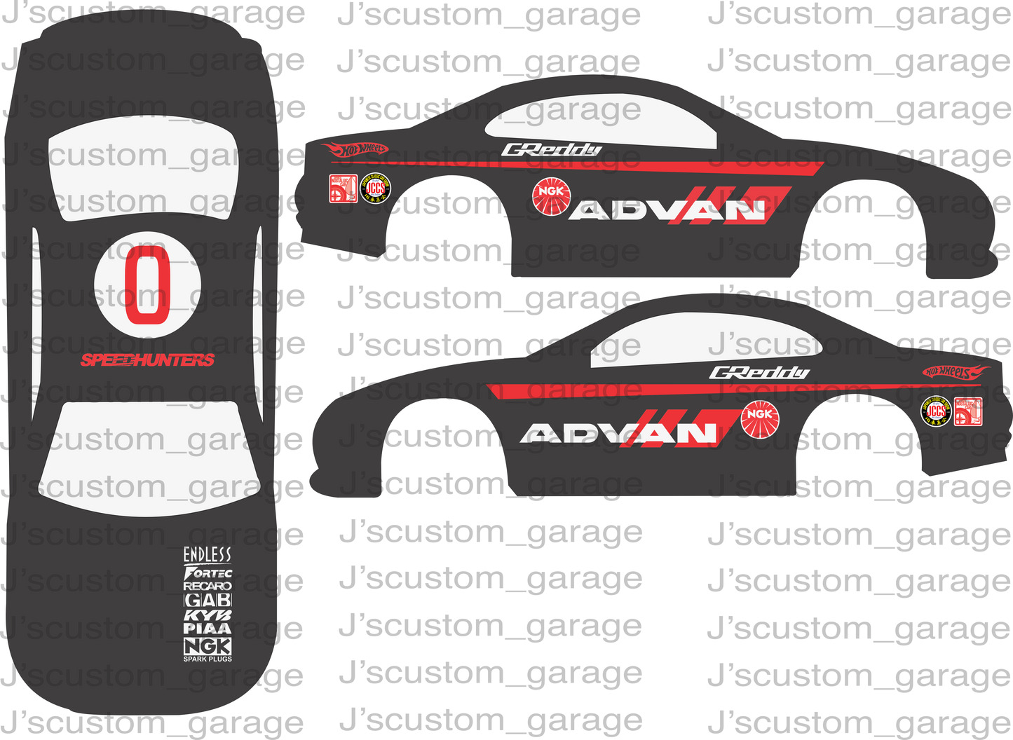 Universal Advan Decal waterslide decal