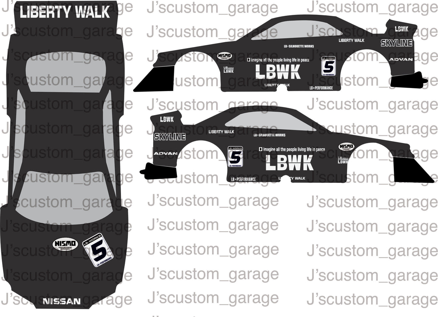 LBWK ER34 chase waterslide decal