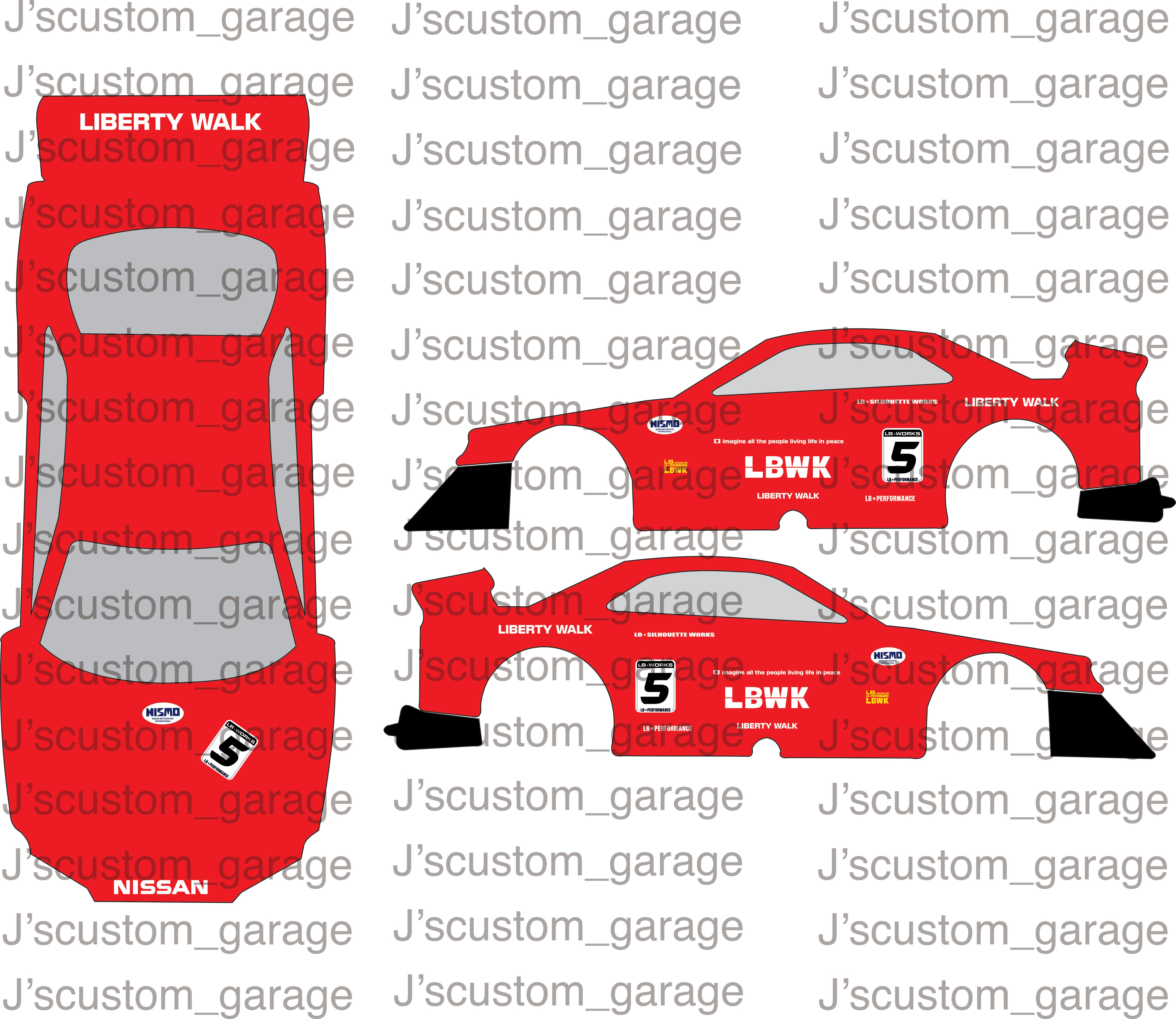 LBWK ER34 waterslide decal – J’scustom_Garage