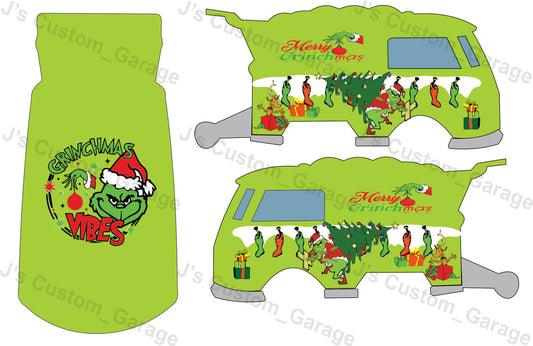 Grinch kombi V2 waterslide decal