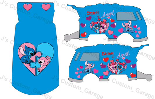 Stitch & Angel Kool kombi waterslide decal