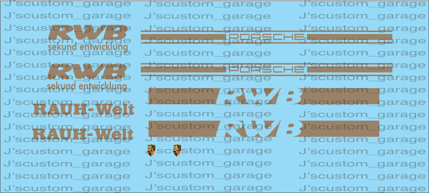 Porsche/RWB logos (7) – J’scustom_Garage