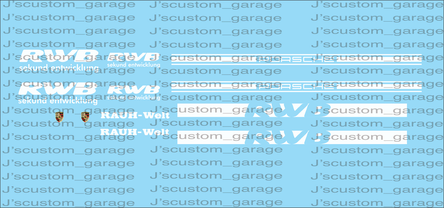 Porsche/RWB logos (7) – J’scustom_Garage