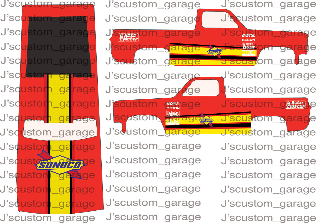 Sunoco Garage Rug Sunoco 83 Silverado (54) – J’scustom_Garage