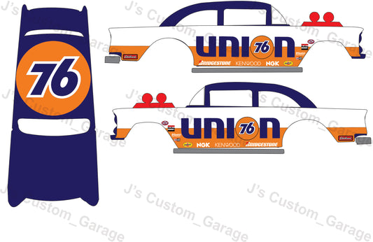 Union 76 55 Gasser waterslide decal