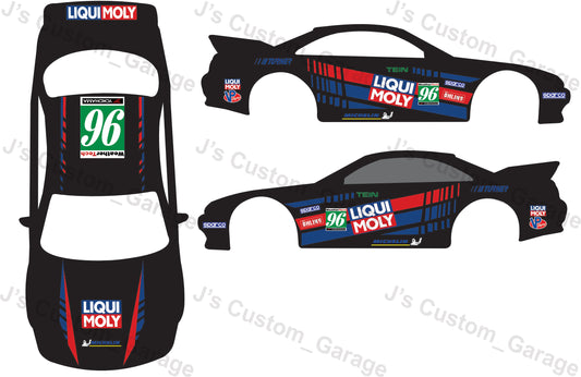 Universal Liqui Moly waterslide decal