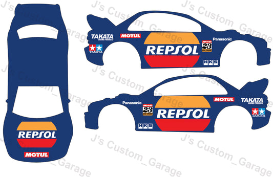 Universal repsol waterslide decal